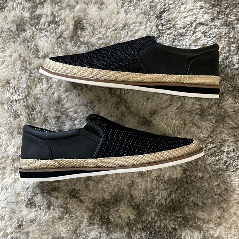 Men’s Black Slip on Steve Madden Shoes